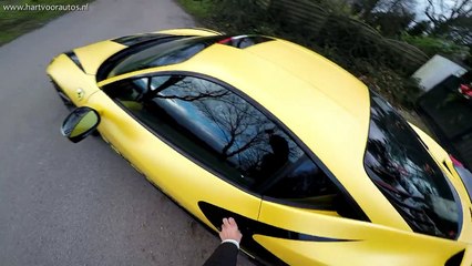 Il test les 300 km/h  avec sa Ferrari 458 Italia sur une autoroute allemande