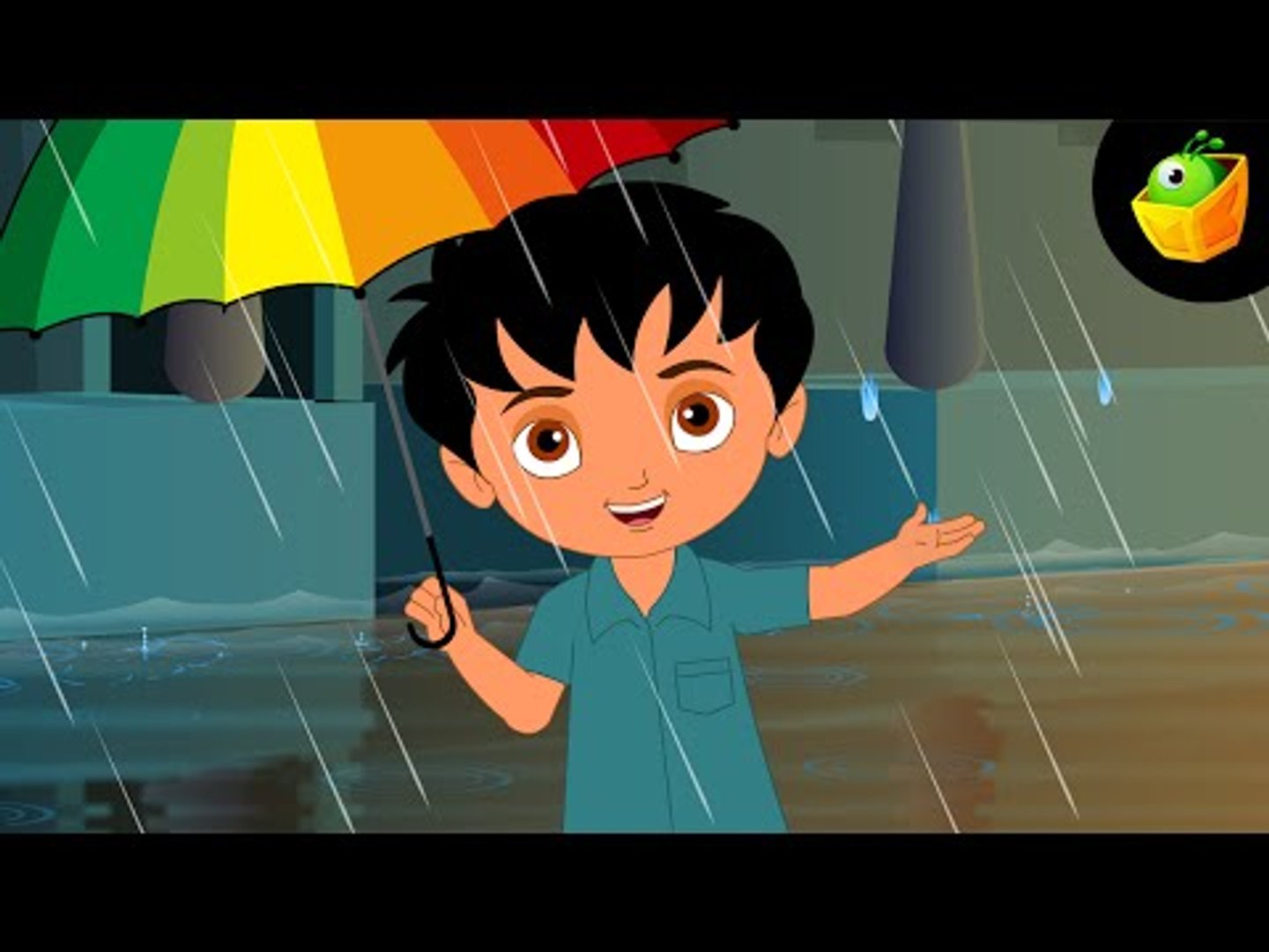 Barish Aayi Cham Cham Cham- Hindi Animated/Cartoon Nursery Rhymes For Kids  - video Dailymotion