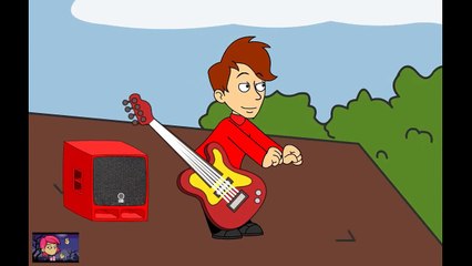 The Wiggles - Murray Plays Guitar on Roof and gets Grounded