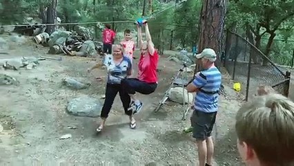Three Moms Fail At Ziplining -
