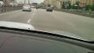 A guy drives into a traffic jam | Субарист влетает в пробку на высокой скорости