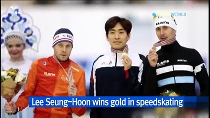 Lee Seung-Hoon wins gold in mass start at speedskating worlds / YTN