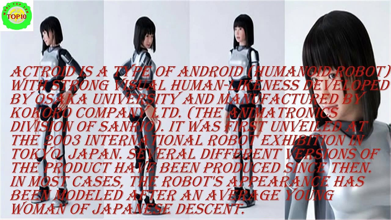 Top 10 Most Advanced Robots Humanoids 2014