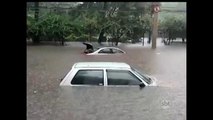 Chuva causa estragos e deixa uma pessoa desaparecida em São Paulo