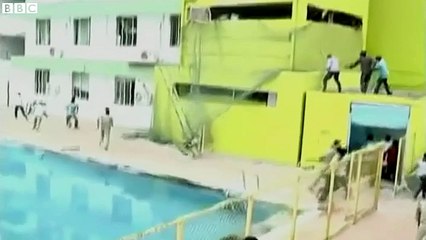 India school attack leopard escapes from enclosure