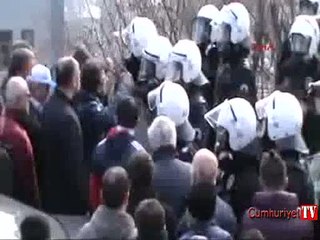 Cerattepe polisten sert müdahale