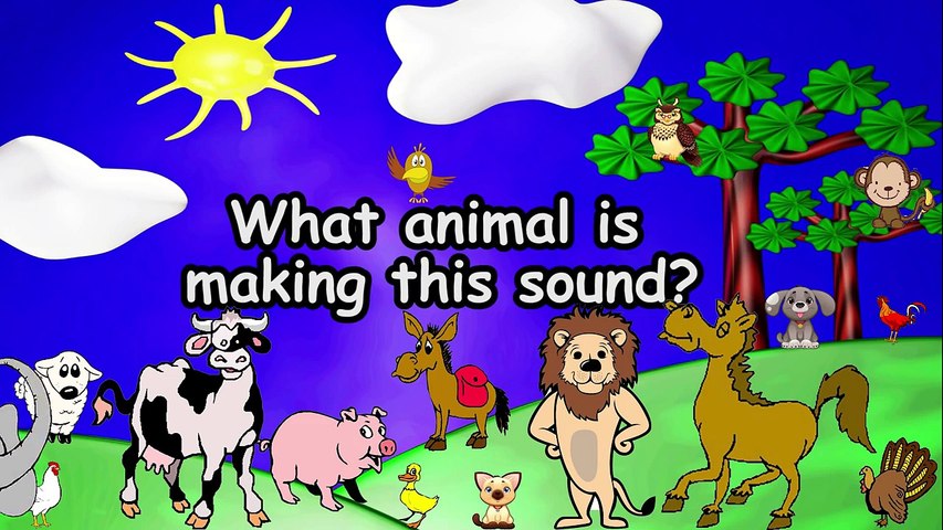 The Animal Sounds Song Animal Sounds Song for Children Kids Songs by The  Learning Station - Dailymotion Video