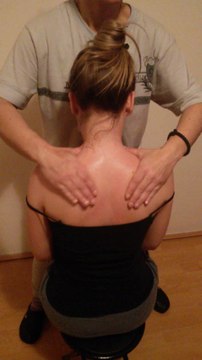Neck and shoulder massage relaxation (classic) therapy massage