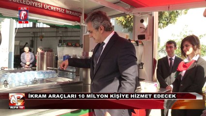 İkram Araçları 10 Milyon Kişiye Hizmet Edecek