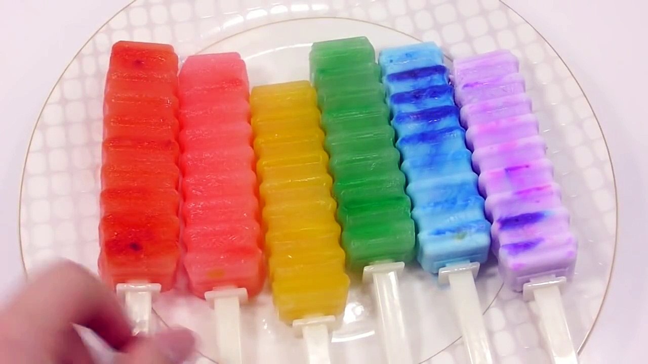 쿨피스 우유 컬러 아이스크림 만들기! 요리 소꿉 놀이 팜팜 DIY How to Make 'Peach plum Milk Ice Cream' Recipe pompom