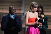 Taylor Swift fires back at Kanye West during her The GRAMMYs speech