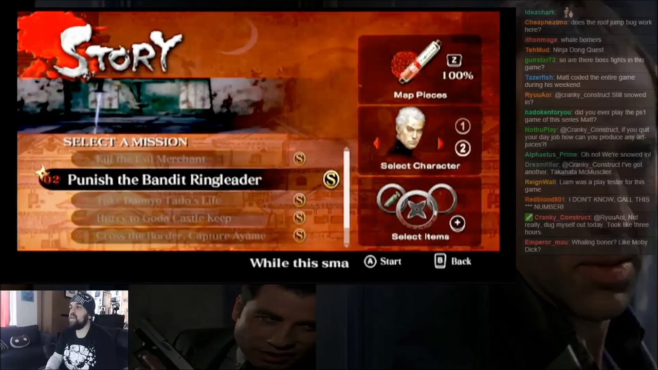 Matt Plays Tenchu: Shadow Assassins (Part 2 of 2) (1-24-2016)