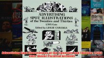 Download PDF  Advertising Spot Illustrations of the Twenties and Thirties 1593 Cuts Dover Pictorial FULL FREE