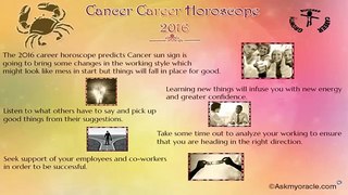 Cancer Horoscope 2016 | Yearly Love and Career Horoscope