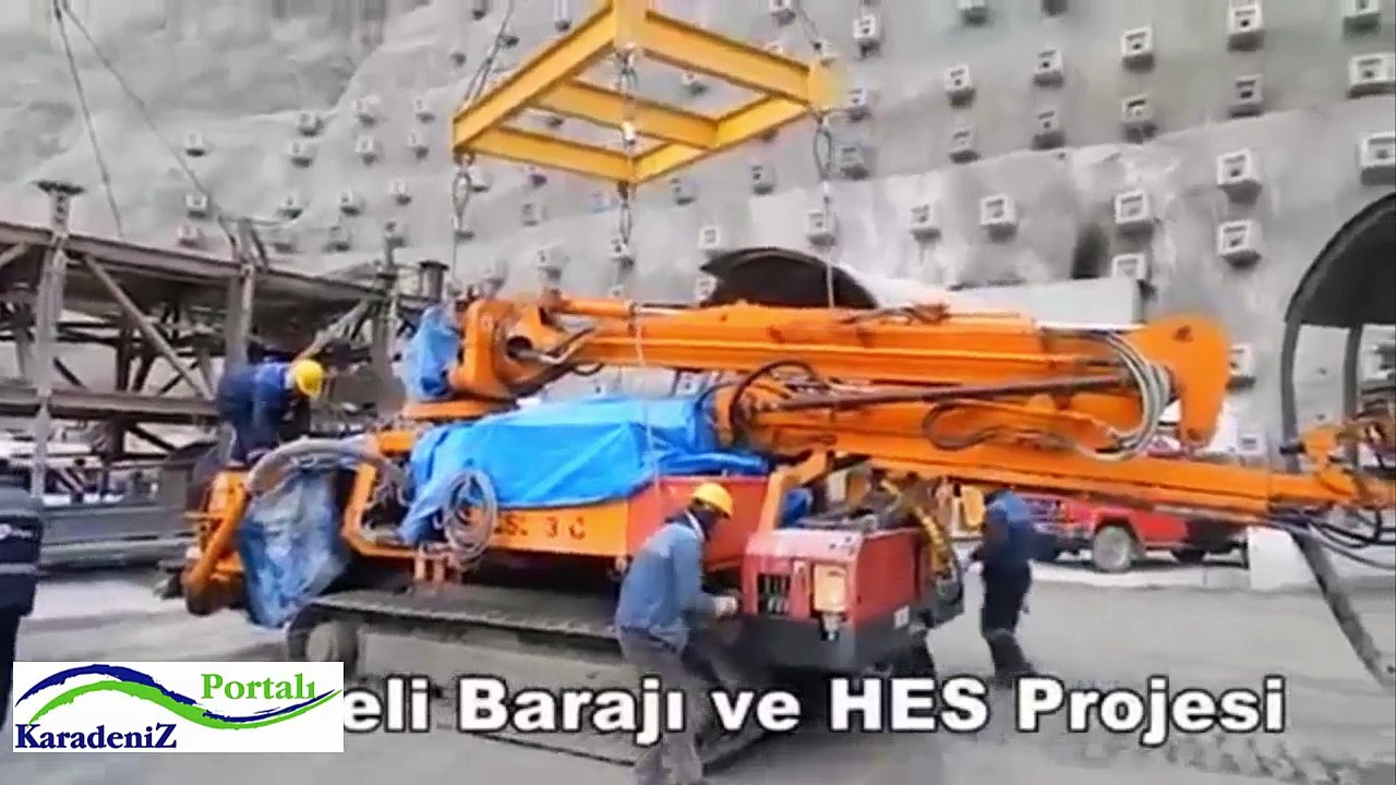 Artvin Yusufeli Barajı - ŞAŞIRAKCAKSINIZ HAVADAN NASIL YAPILDIĞINI GÖRÜNCE