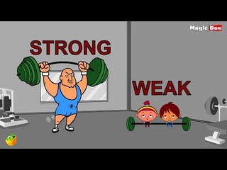 Learn 100 Opposite Words (Preschool) - PART 5 - Cartoon And Animated For Kids