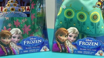 Disney Frozen Anna and Elsa Doll / Холодное торжество, куклы Анна и Эльза. Обзор и мультфильм