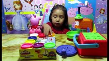 Peppa Pig ❤ Pizzeria Play-Doh ❤ DIY Fabrica de pizzas