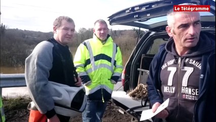 Paimpol. Les scaphandriers au travail sur le bassin de rétention de Mahalez
