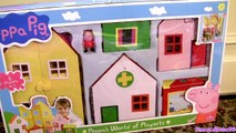 Peppa Pig World of Playsets 6 Sets in 1 Playset Nickelodeon - Maletín La Casa de juguetes 6-in-1
