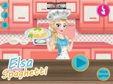 Disney Frozen Games - Elsa Cooking Spaghetti – Best Disney Princess Games For Girls And Kids