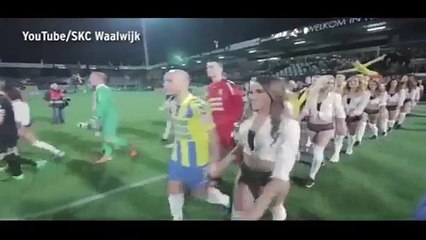 Dutch side RKC Waalwijk mark Valentine's Day in unique fashion _ Daily Mail Online