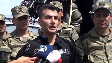 Atmosferik Dalış Sistem tatbikatı nefes kesti