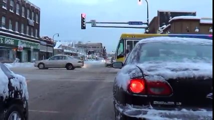 Minnesota Winter Bicycle Commuting in the Snow