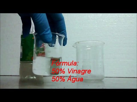 Limpa Vidros Caseiro, Vinagre e água..