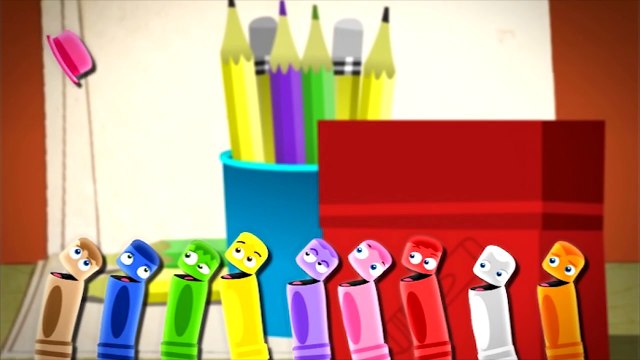Цвета для детей, развивающее видео. Мультик раскраска Малыши Карандаши: Учим Цвета, BabyfirstTV