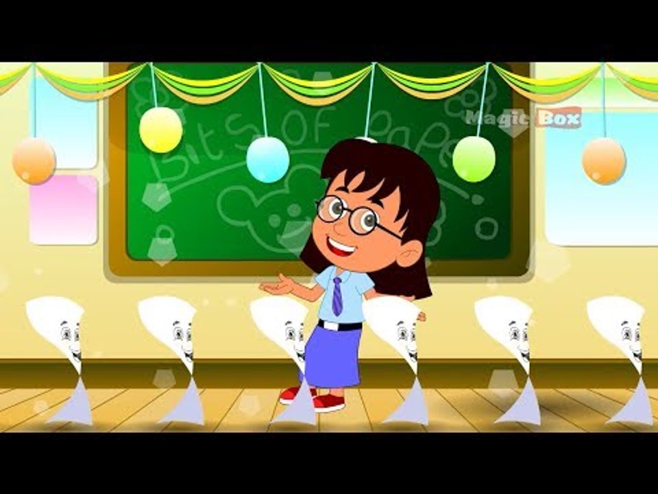 Bits Of Paper - English Nursery Rhymes - Cartoon And Animated Rhymes -  video Dailymotion