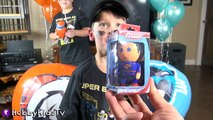 Worlds Biggest BRONCOS vs PANTHERS Surprise Eggs! Football Superbowl Toys   Party Fun HobbyKidsTV