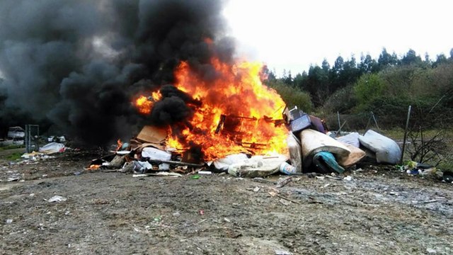 Ecologistas denuncian al Ayto de Cudillero por quemar residuos junto a Monumento Natural
