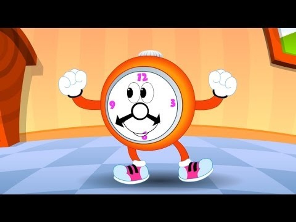 Tick Tock English Nursery Rhymes Cartoon And Animated Rhymes video Dailymotion