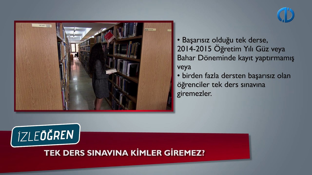 Aöf Tek ders sınavına kimler giremez?