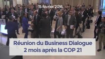 Ségolène Royal ouvre le Business dialogue, 1ère réunion Post-Cop21