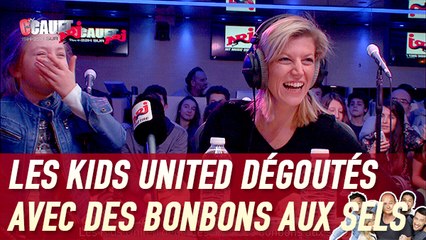 Les Kids United dégoutés avec des bonbons aux sels - C'Cauet sur NRJ
