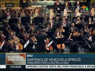 Sinfónica de Venezuela ofrece concierto en la sede de la ONU