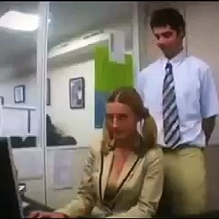 funny man with serious woman doing some thing new