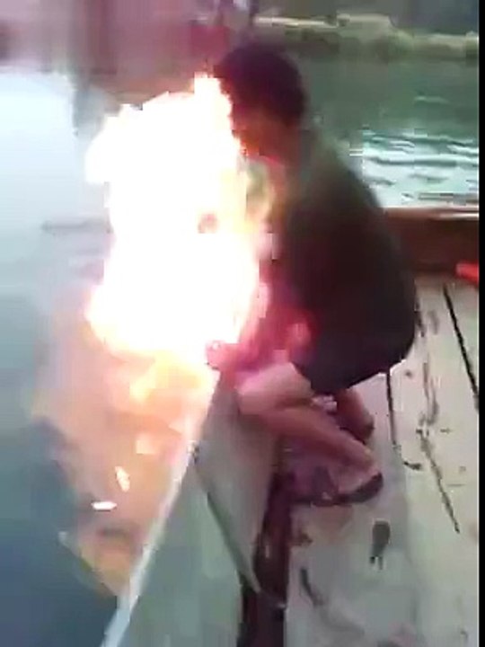 Man sets Water on Fire.. **Volume**