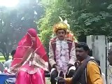 marriage ceremony with funny ending of bride