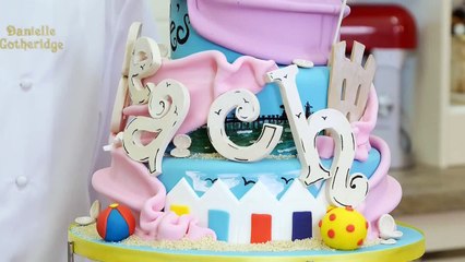 Three-Tier Beach Wedding Cake by Danielle Gotheridge - Paul Bradford Sugarcraft School