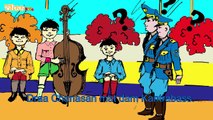 Drei Chinesen mit dem Kontrabass Sing mit (Karaoke Version) Kinderlied mit Text am Bildsch