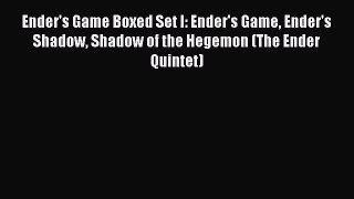 Read Ender's Game Boxed Set I: Ender's Game Ender's Shadow Shadow of the Hegemon (The Ender