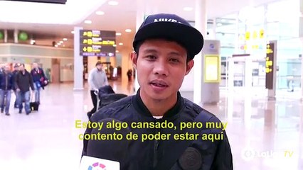 video exclusive Evan Dimas  arrived at Espanyol