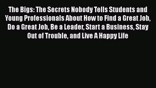 [PDF] The Bigs: The Secrets Nobody Tells Students and Young Professionals About How to Find