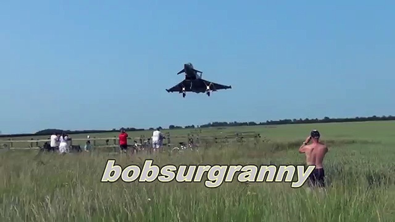 RAF Typhoon Doing 690 MPH Over My Head.