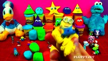 50 Play Doh Surprise Easter Eggs! Peppa Pig Disney Frozen Princess Cars Marvel Kinder Toys FluffyJet