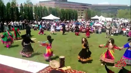 Afghan girls Attan Cultuer