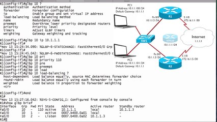 351.GLBP Configuration and Verification